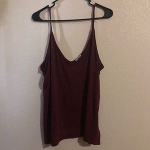 Burgundy/Maroon Spaghetti Strap Tank